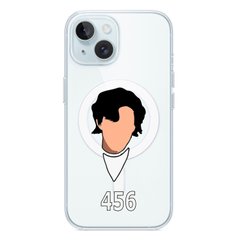 Чехол прозрачный Print SQUID GAME with MagSafe для iPhone 15 Plus Hero 456