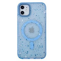 Чехол Splattered with MagSafe для iPhone 12 | 12 PRO Blue купить