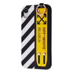 Чохол Brand OFF-White Case для iPhone XR Black/White/Yellow купити