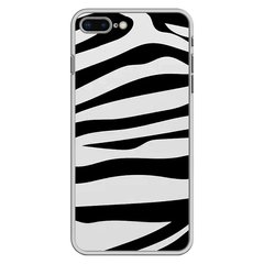 Чехол прозрачный Print Zebra для iPhone 7 Plus | 8 Plus купить