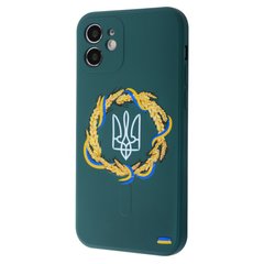 Чохол WAVE Ukraine Edition Case with MagSafe для iPhone 11 Coat of arms Green купити