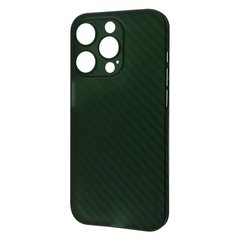 Чехол Memumi Slim Carbon Series Case для iPhone 14 PRO Green