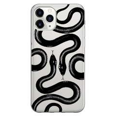 Чехол прозрачный Print Snake для iPhone 15 PRO Viper