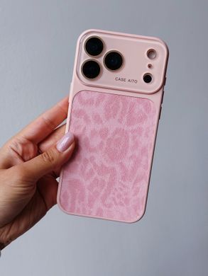 Чохол AITO PU-Leather Leopard Case для iPhone 16 PRO Brown - ash-mobile.com.ua - фото 6