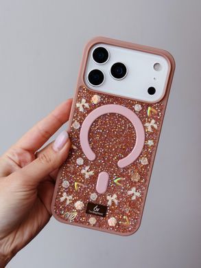 Чехол Bling World Design with MagSafe для iPhone 17 Midnight Blue