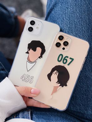 Чехол прозрачный Print SQUID GAME для iPhone 6 | 6s Hero 456 - ash-mobile.com.ua - фото 2