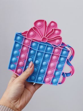 Pop-It іграшка Holiday Box (Святкова коробка) Blue/Pink купити