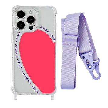 Чехол прозрачный с ремешком Print Mood swings для iPhone 13 PRO MAX Heart Amor/Glycine - ash-mobile.com.ua - фото 1