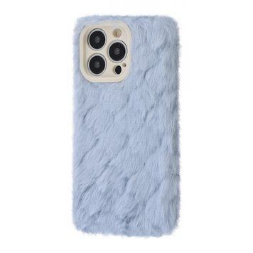 Чехол Fluffy Love Case для iPhone 13 PRO MAX Blue - ash-mobile.com.ua - фото 1