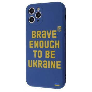 Чехол WAVE Ukraine Edition Case для iPhone 11 PRO MAX Brave Blue - ash-mobile.com.ua - фото 1