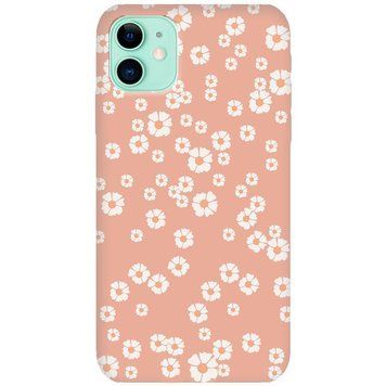 Чехол Wave Print Case для iPhone 11 Pink Sand Chamomile - ash-mobile.com.ua - фото 1
