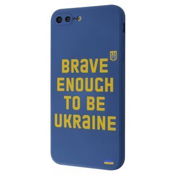 Чехол WAVE Ukraine Edition Case для iPhone 7 Plus | 8 Plus Brave Blue - ash-mobile.com.ua - фото 1