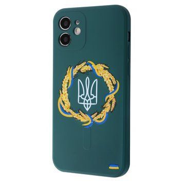 Чохол WAVE Ukraine Edition Case with MagSafe для iPhone 11 Coat of arms Green - ash-mobile.com.ua - фото 1