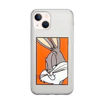 Чохол прозорий Print Кролик для iPhone 14 Plus Orange - ash-mobile.com.ua - фото 1