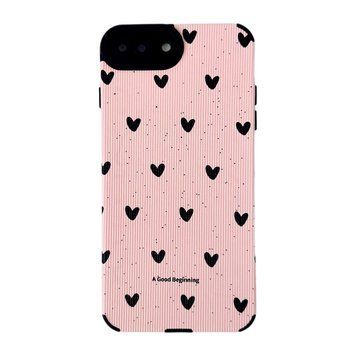 Чохол Ribbed Case для iPhone 7 Plus | 8 Plus Heart - ash-mobile.com.ua - фото 1