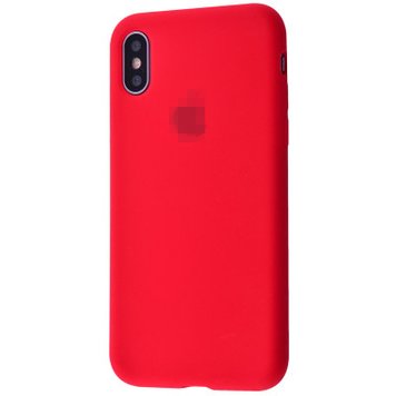 Чохол Silicone Case Full для iPhone XS MAX Red - ash-mobile.com.ua - фото 1