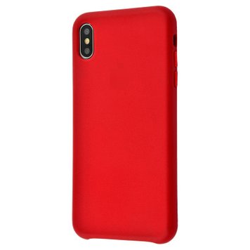 Чохол Leather Case GOOD для iPhone XS MAX Red - ash-mobile.com.ua - фото 1