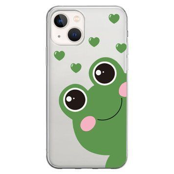 Чохол прозорий Print Happy Nice для iPhone 14 Plus Frog - ash-mobile.com.ua - фото 1