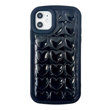 Чехол 3D Love Case для iPhone 12 | 12 PRO Black - ash-mobile.com.ua - фото 1