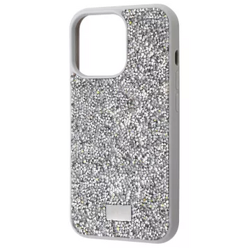 Чехол Bling World Grainy Diamonds для iPhone 13 Silver - ash-mobile.com.ua - фото 1