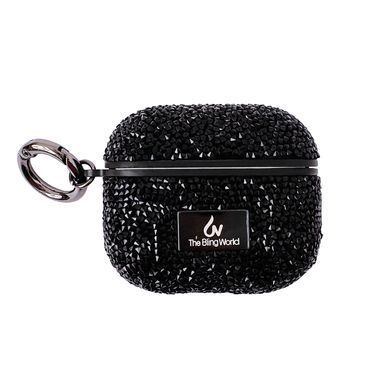 Чехол Bling World Grainy Diamonds для AirPods 4 Black - ash-mobile.com.ua - фото 2