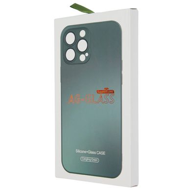 Чохол AG-Glass Matte Case для iPhone 13 PRO MAX Cangling Green