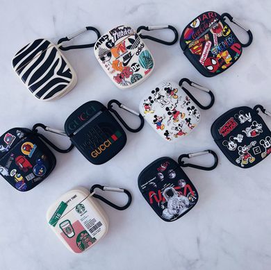 Чехол Brand Design Case для AirPods 1 | 2 Cartoon White - ash-mobile.com.ua - фото 4