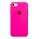 Чехол Silicone Case Full для iPhone 7 | 8 | SE 2 | SE 3 Electric Pink