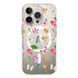 Чохол прозорий Print Butterfly with MagSafe для iPhone 16e | 17e Pink/White