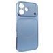 Чохол Nofelet AG Glass with MagSafe для iPhone 16 Light Blue