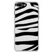 Чехол прозрачный Print Zebra для iPhone 7 Plus | 8 Plus