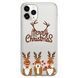 Чохол прозорий Print NEW YEAR для iPhone 14 PRO MAX Three deer - ash-mobile.com.ua - фото 1