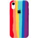 Чохол Rainbow Case для iPhone XR Red/Purple купити