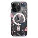 Чехол прозрачный Print Halloween with MagSafe для iPhone 17 PRO Potion Pink