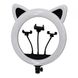 Профессиональная кольцевая лампа в форме Головы Кошки Cat Ring Li (45 см) + тренога купить
