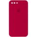 Чохол Silicone Case FULL+Camera Square для iPhone 7 Plus | 8 Plus Rose Red