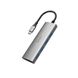 Перехідник для Macbook USB-C хаб WIWU Alpha 4 in 1 А440 Silver