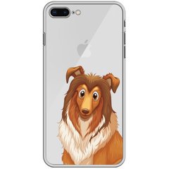 Чохол прозорий Print Dogs для iPhone 7 Plus | 8 Plus Colly Brown купити