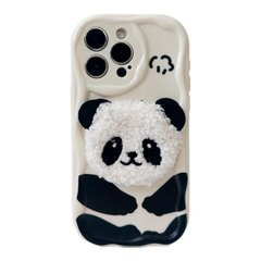 Чехол 3D Panda Case для iPhone 15 PRO Biege