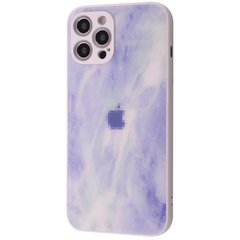Чохол Marble Clouds для iPhone 12 PRO White/Purple купити
