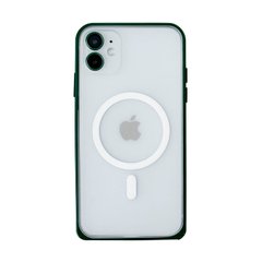 Чехол Metal Frame with MagSafe для iPhone 11 Green купить
