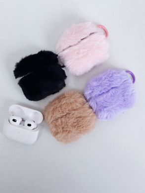 Чехол Fluffy для AirPods 4 Black - ash-mobile.com.ua - фото 6