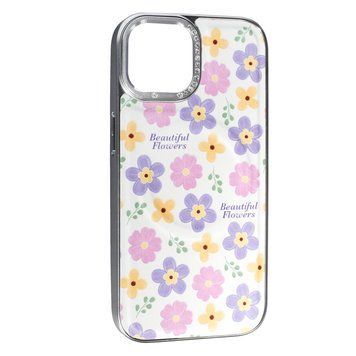 Чохол Cute Flowers with MagSafe для iPhone 15 Milk - ash-mobile.com.ua - фото 1
