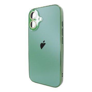 Чохол AG-PC Glass для iPhone 16 Plus Green - ash-mobile.com.ua - фото 1