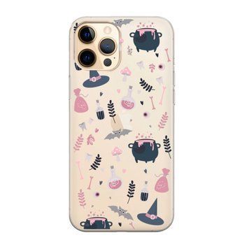 Чохол прозорий Print Halloween для iPhone 17 PRO Potion Pink