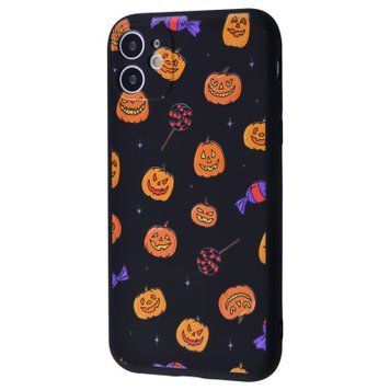 Чохол WAVE Fancy Case для iPhone 11 Smiling Pumpkins Black - ash-mobile.com.ua - фото 1