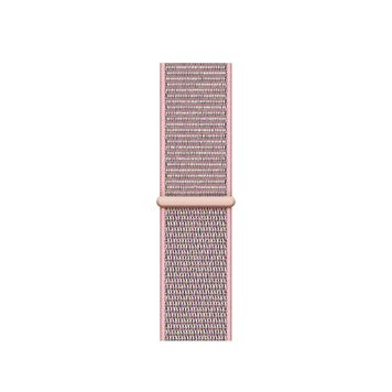 Ремешок Nylon Loop с липучкой для Apple Watch 42mm | 44mm | 45mm | 46mm | 49mm Light Pink - ash-mobile.com.ua - фото 1