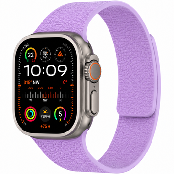 Ремінець Silicone Magnetic Strap для Apple Watch 42mm | 44mm | 45mm | 46mm | 49mm Lavender