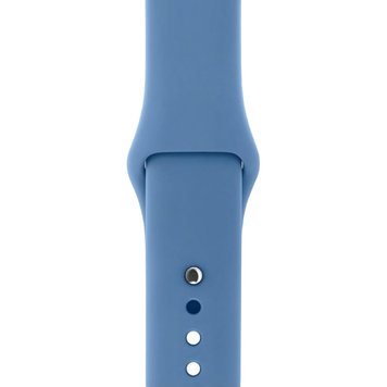 Ремешок Silicone Sport Band для Apple Watch 38mm | 40mm | 41mm Denim Blue размер S - ash-mobile.com.ua - фото 1