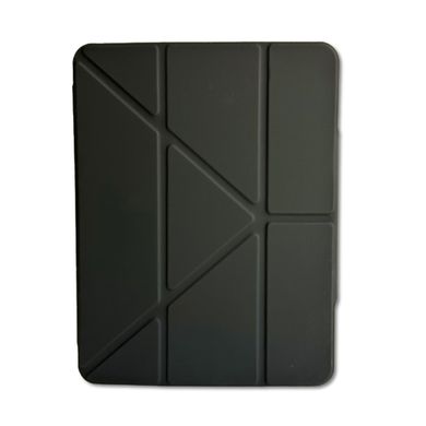 Чехол Logfer Origami Smart New Pencil Groove для iPad Pro 12.9 ( 2018 - 2022 ) Black - ash-mobile.com.ua - фото 1